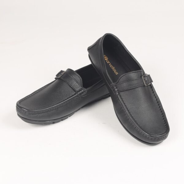 Genuine Leather Saddle Loafer For Men's Exclusive Design