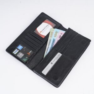 Two Part Megnetic Long Wallet Pure Leather