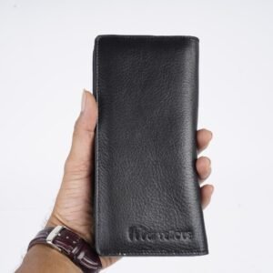 Two Part Megnetic Long Wallet Pure Leather